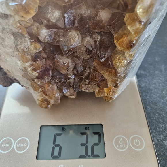 Large Raw Citrine Cluster 6.2 lbs - Picture 4 of 7